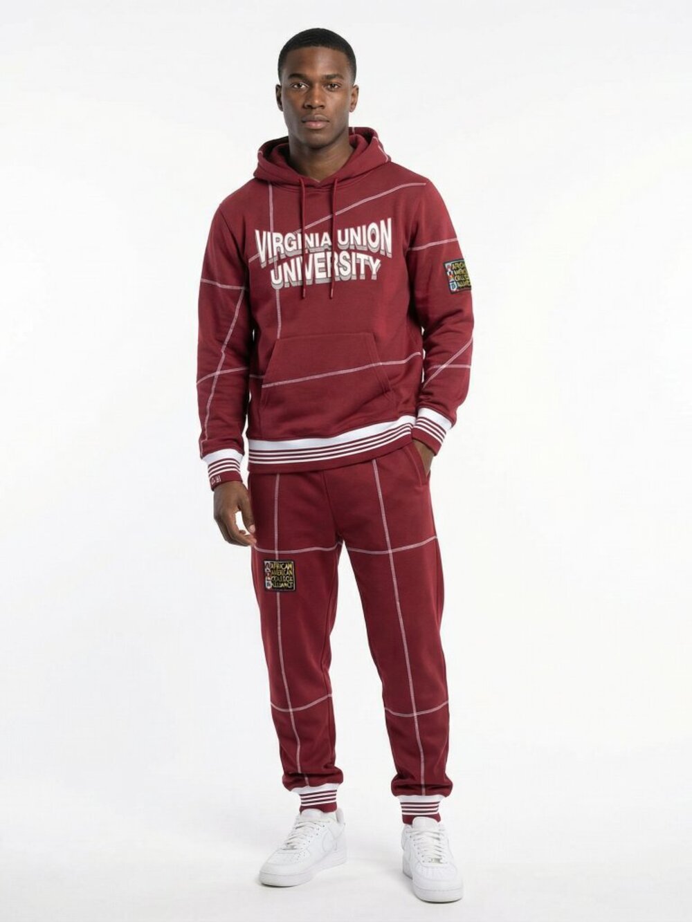 Virginia Union University AACA Tracksuit Set 90s Style HBCU Sweatsuit